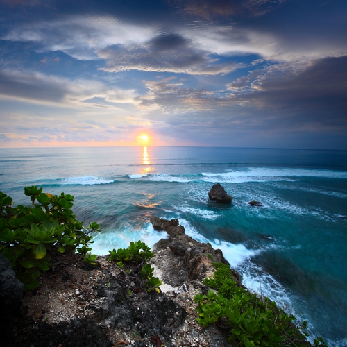 Zonsondergang op Bali